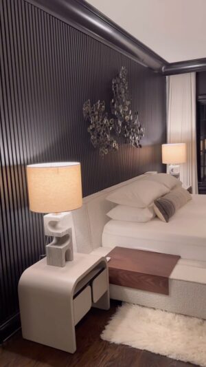 Jenny McCarthy-Wahlberg Instagram - Surprised the Mr with a bedroom makeover.  #black #bedroom #bedroomdesign #bedroomdecor #interiordesign