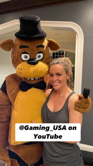 Jenny McCarthy-Wahlberg Instagram - So proud of my son @evanjasher  I’d sew him up anything he wants. If you have kids that love video games and #Cosplay please have them subscribe to his YouTube channel @gaming_USA. He’s doing great stuff. ❤️ #cosplay #FNAF #cosplaying #cosplayer
