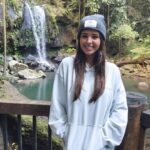 Jess Conte Instagram - the end of our trip has come up so quickly so we wanted to explore a little while we had the chance ☺️🏞 Curtis Falls, Mt Tamborine