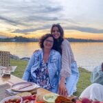 Jess Conte Instagram - our first mothers day all together in 5 years, so grateful! usually i’m on the other end of a facetime call haha 🥲 we had the most perfect surprise picnic today to celebrate our mumma and my heart is so happy 🥰