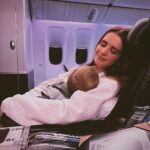 Jess Conte Instagram - successful three flights & now we’re back in aussie land 💛 makaiah is loving it!