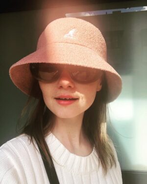 Jessica Barden Instagram - I got a @kangol_headwear bucket hat @jonathan_entwistle best day of my life