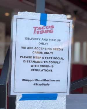 Jessica Barden Instagram - Today I am going to feature @tacos1986la a Tijuana style taco joint that I love! We went to the one on Beverly blvd but they are also downtown (delivery only) and in Westwood. I got the mushroom tacos, people who eat meat shouldn’t feel like they are missing out if you get these.  @bill_addison put it best when he said they look like coiled snails but they taste like heaven and I like snails anyway 🇫🇷. They also have amazing quesadillas, steak and pork tacos. This place is wonderful and the tacos are small so you can knock down several a meal or honestly use as a midday pandemic meltdown snack to bolster spirits. 🤘🏼 the ratios and textures in these tacos are superior and if anyone else is in to ratios when it comes to sandwiches, tacos, wraps, I feel I have to tell you this place will make you feel seen. Call them direct to order or on @caviar @grubhub all of the usual delivery apps. This place was also extremely strict on only one customer at a time allowed inside 👏🏼