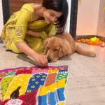 Jigyasa Singh Instagram - #diwali 2023 🪔♥️ Outfit: @houseofsupriya X @consult_shalika Stylist: @styling.your.soul