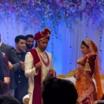Jigyasa Singh Instagram - @poojaa_singh_ ♥️ @karansharmaa_official Happily ever after ♥️ May your journey together be as beautiful as your wedding day.. we all are just so happily emotional ! 🥹 Wishing you a lifetime of happiness and endless blessings to both my dearest . 🥂