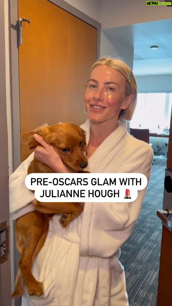 Julianne Hough Instagram - Academy Awards rewind with @juleshough 🌟 Gearing up for #Oscars presenter duty takes a village, so #JulianneHough took Marie Claire behind the scenes to show us how it’s done.