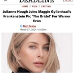 Julianne Hough Instagram - I could not be more thrilled about joining this spectacular cast alongside the exceptional writer and director @mgyllenhaal - you all are not ready for this magic… WOW! 🤩