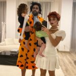 Kamila Tir-Abdelali Instagram - Happy Halloween from the Flintstones family 🎃