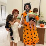 Kamila Tir-Abdelali Instagram - Happy Halloween from the Flintstones family 🎃