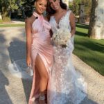 Kamila Tir-Abdelali Instagram - On célèbre l’amour aujourd’hui encore 🤍 On a vu leur amour naître et on fête leur union aujourd’hui 🕊 Toutes mes félicitations Mr & Mrs Lozina ! Longue et heureuse vie à vous 🤍