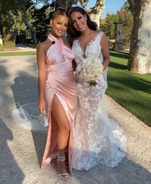 Kamila Tir-Abdelali Instagram - On célèbre l’amour aujourd’hui encore 🤍 On a vu leur amour naître et on fête leur union aujourd’hui 🕊 Toutes mes félicitations Mr & Mrs Lozina ! Longue et heureuse vie à vous 🤍