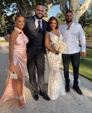 Kamila Tir-Abdelali Instagram - On célèbre l’amour aujourd’hui encore 🤍 On a vu leur amour naître et on fête leur union aujourd’hui 🕊 Toutes mes félicitations Mr & Mrs Lozina ! Longue et heureuse vie à vous 🤍