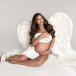 Kamila Tir-Abdelali Instagram - Maman t’attend avec impatience mon petit ange 🤍