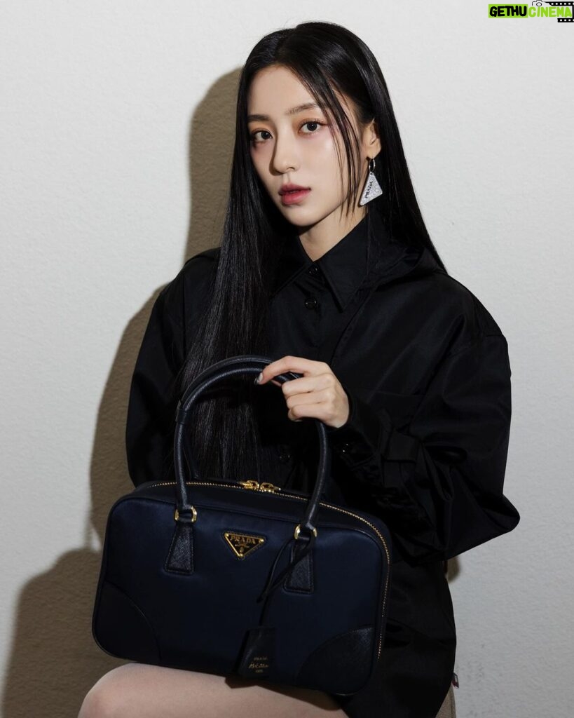 Kang Min-ah Instagram - The new @prada Re-Nylon bag. Cementing Prada’s Re-Nylon as part of the modern cannon of luxury and innovation. #PradaReNylon #adv