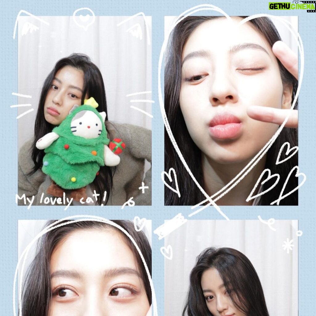 Kang Min-ah Instagram - 우리 봉봉이들 고마워 민아네컷 엄청 찍었다