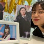 Kang Min-ah Instagram - 하루 전이지만 생일 카페 들러봤습니다 올해도 정말 고마워 우리 봉봉이들 사랑해💗✨