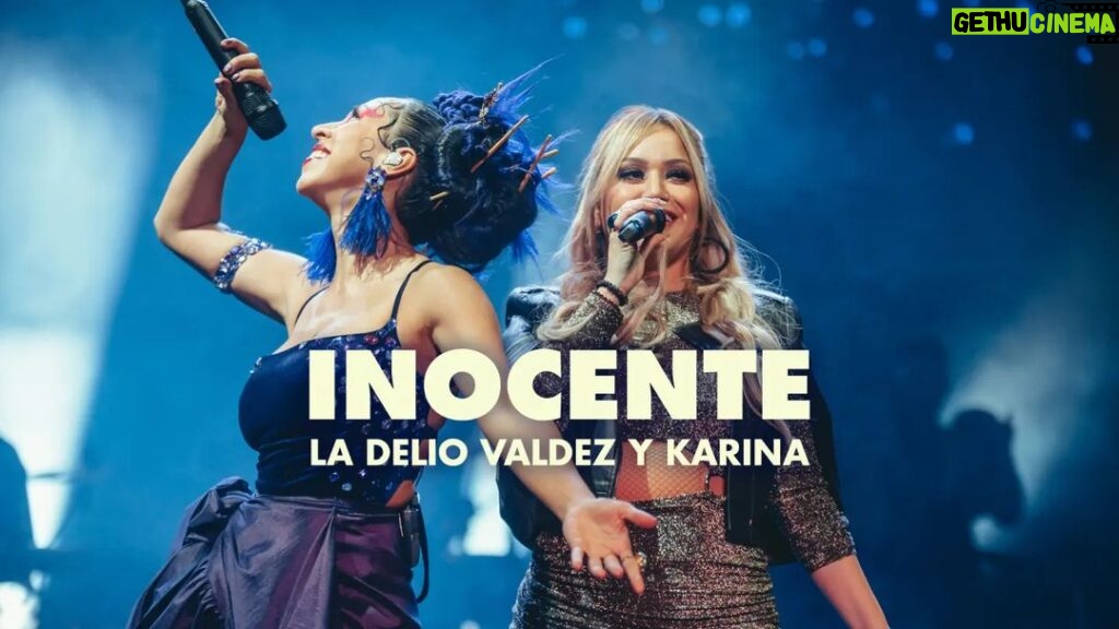 Karina 'La Princesita' Instagram - Hoy 20hs 🇦🇷 se prende todo 💣💥 "Inocente" en las voces de @ivonnemusica @kariprinceoficial 👑 reviviendo aquella noche en el @lunaparkstadium 🌕 en todas las plataformas digitales 🎧 📷 @javifotoman