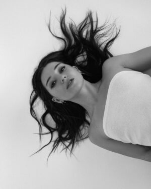 Katie Douglas Instagram - perpetual grimace! 

Photographer: @EmilynnRose 
Stylist: @AlexusShefts 
MUA: @MakeupByMazer 
Hair: @HaileyAdickesHair 
Location: @Villa__Blanco