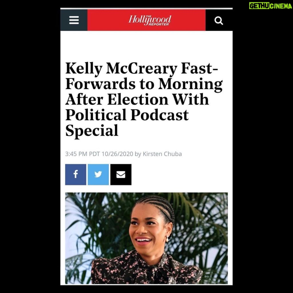 Kelly McCreary Instagram - Thanks @THR for inviting me to chat about something I got to make that speaks to the one of the things weighing so heavily on our minds right... election season. With @WednesdayMorningpodcast @petechatmon and @candicesanchezmcfarlane created something that asks “how did we get to this political moment?” and “how do we find our way out?” It’s for anyone who, like me, is on a roller coaster of emotions right now— feeling equal parts optimistic and pessimistic, confused and certain, fearful and courageous. These are complex times. Let’s make some art about it. Now available on @ApplePodcasts and @Spotify. Have you already listened? Hit me with your thoughts below, and tag us in your posts about it! #counteveryvote #everyvotecounts #voteearly