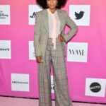 Kelly McCreary Instagram – Thinking back to an incredible afternoon at @TheWrap #PowerWomenSummit 2019. Styled by @lisaandtylerj with @marjthestylist on hair and @mylahmorales on makeup. 💓💋 Jacket- @lafayette148ny 
Blouse- @francescopaolosalerno
Earrings- @daniellakronfle 
Pants- @lafayette148ny
Shoes- @ruthie_davis