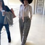 Kelly McCreary Instagram - How you feel when you’re on your way to share the mic with [swipe] @iamginatorres @dianexguerrero @stephaniebeatriz and @sarahshahi to discuss “Redefining Stereotypes: Diversity and Representation in Hollywood,” on a panel moderated by UCLA’s Teri Schwartz, at the @wrapwomen #PowerWomenSummit. We shared our experiences navigating this entertainment industry space as women of color. There is something so empowering about taking these conversations out of our living rooms and group chats and sharing them in a public forum, where we find even more support, allyship and co-conspirators, and can continue to build coalitions to make systemic change. Thank you @thewrap for bringing us together! (🎥: by @marjthestylist who has so many talents it’s not even fair)