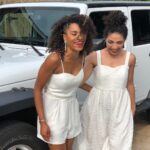 Kelly McCreary Instagram - {swipe} Raise your hand if you’ll be in the house to see these two dummies at @lashortsfest screening of @acohortofguests on Sunday night? 🙋🏻‍♀️🙋‍♀️🙋🏼‍♀️🙋🏽‍♀️🙋🏾‍♀️🙋🏿‍♀️ Expect more ridiculousness. Link in bio for tix! #acohortofguests #shortfilms 📷: @savageblackout Laemmle NoHo 7