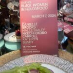 Kelly McCreary Instagram - Essence #BlackWomenInHollywood is always an affair to remember! I ran into more friends and women I admire and/or stan than I can count, and snagged just a few selfies (swipe to the end)… This year, among the stellar honorees recognized for their talents and accomplishments was my friend @busbykat. In her role as President of Original Programming at Starz she is a towering champion of our stories (just see pic #2), and she’s been about that work of creating space for us for her whole career. Everyone in the room yesterday got to experience the warm and uplifting spirit that makes her so special; her passion and joy transformed the space! Busby, I am so grateful I got to witness you receiving the flowers you so richly deserve. Love you, Queen! Thank you to @marjthestylist @bobbierileybeauty and @andriamichellebush for being the glam team of my dreams as always. Felt powerful, sexy and so much like myself. Love y’all!