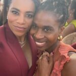 Kelly McCreary Instagram - Essence #BlackWomenInHollywood is always an affair to remember! I ran into more friends and women I admire and/or stan than I can count, and snagged just a few selfies (swipe to the end)… This year, among the stellar honorees recognized for their talents and accomplishments was my friend @busbykat. In her role as President of Original Programming at Starz she is a towering champion of our stories (just see pic #2), and she’s been about that work of creating space for us for her whole career. Everyone in the room yesterday got to experience the warm and uplifting spirit that makes her so special; her passion and joy transformed the space! Busby, I am so grateful I got to witness you receiving the flowers you so richly deserve. Love you, Queen! Thank you to @marjthestylist @bobbierileybeauty and @andriamichellebush for being the glam team of my dreams as always. Felt powerful, sexy and so much like myself. Love y’all!