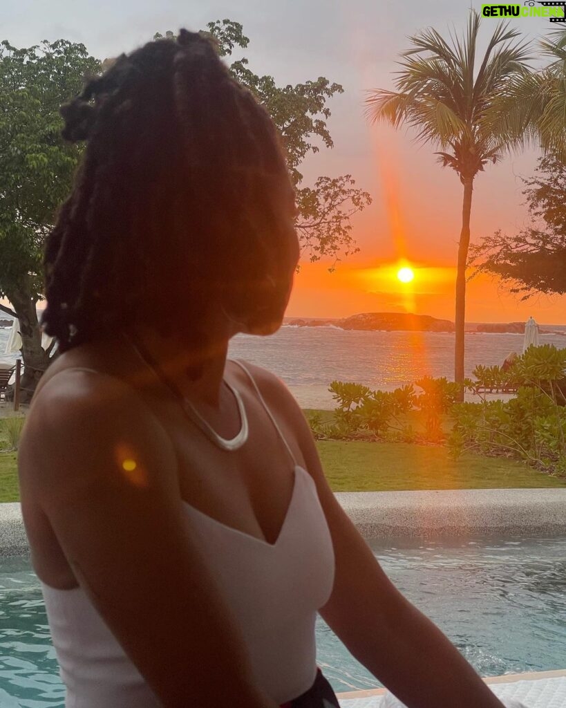 Kelly McCreary Instagram - What is better than savoring sunsets in an exquisite location, far away from the non-stop pace of home life? My nervous system needed settling, and this place, this moment really did the trick. Very grateful for our escape to @stregispuntamita, for the opportunity to slow down, reconnect and reset. @howelltalentrelations #StRegisPuntaMita #LiveExquisite #travelpartner The St. Regis Punta Mita Resort