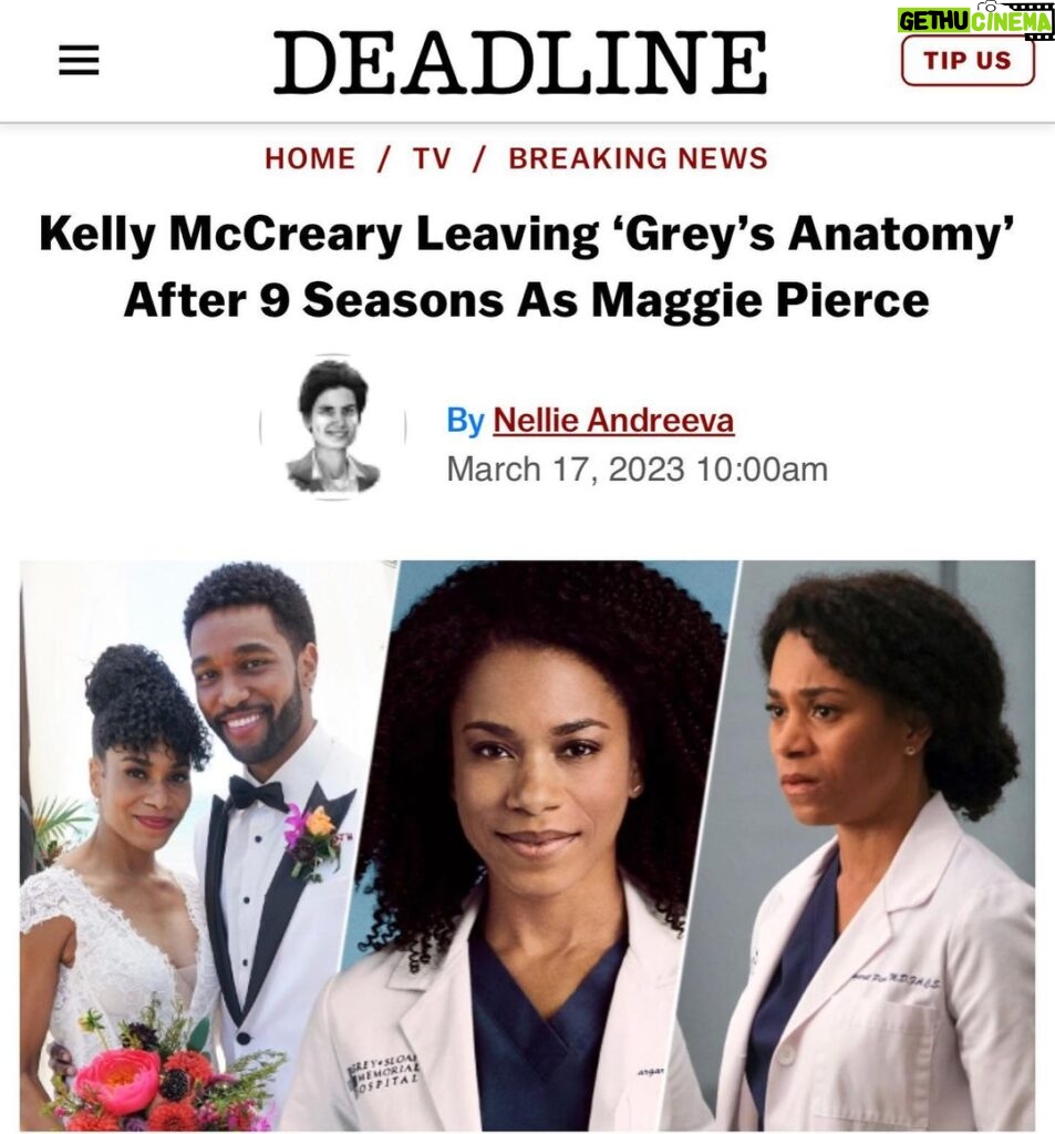 Kelly McCreary Instagram - 9 seasons, 200 episodes, scores of heroic surgeries, countless brave patients, dozens of delightful sister house scenes, 1 episode with my real-life sister, some loss and some grief, a few ghostly visitations from mothers, a handful of boyfriends, 2 gorgeous weddings, a bunch of drunken emotional breakdowns, 1 high-speed chase, several awkward dinner parties, 1 punch taken (1 punch thrown), at least 1 pratfall, buckets of tears, innumerable fits of laughter, all the medical jargon mastered, a slew of friends for life, myriad collaborators who grew me as an artist, 1 grateful heart and 1 massive THANK YOU. What a ride! 🥹♥🙏🏾 *Link to full press release in bio*