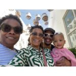 Kelly McCreary Instagram - It’s impossible for me to celebrate this day without reflecting on where I was this time last year. Today, I had lunch at the scene of the crime: the restaurant where my amniotic sac broke, 12 weeks before my due date, sending me to the hospital for an extended stay, where I rang in my personal new year. On this day one year ago, I was possessed of an inexplicable yet powerful knowing that baby and I would be fine, but feeling impotent and unmoored, and frankly, depressed, nonetheless. My surprise zoom celebration filled my heart to bursting, lifting my spirits high enough to get me through that trial. This year, Baby’s gift to me was reaching up, locking eyes and saying “MAMA” clear as day before throwing her arms around my legs— the first time she has used the syllables intentionally 🥰😭. My thoughtful, loving, epic-gift giving husband gifted me with his megawatt smile, the comfort of his loving presence, and a trip to see Usher in Vegas 🙌🏾. The gift of my mother’s visit nurtures both me and her grandbaby 💙. And I have received messages from family and friends near and far, old and new, reminding me what a deep and loving community I have. 🙏🏾 Another trip around the sun. Ever more reasons to marvel at this thing called life. Thanks for the birthday wishes, everyone. I’m grateful to be here with you. 🥂