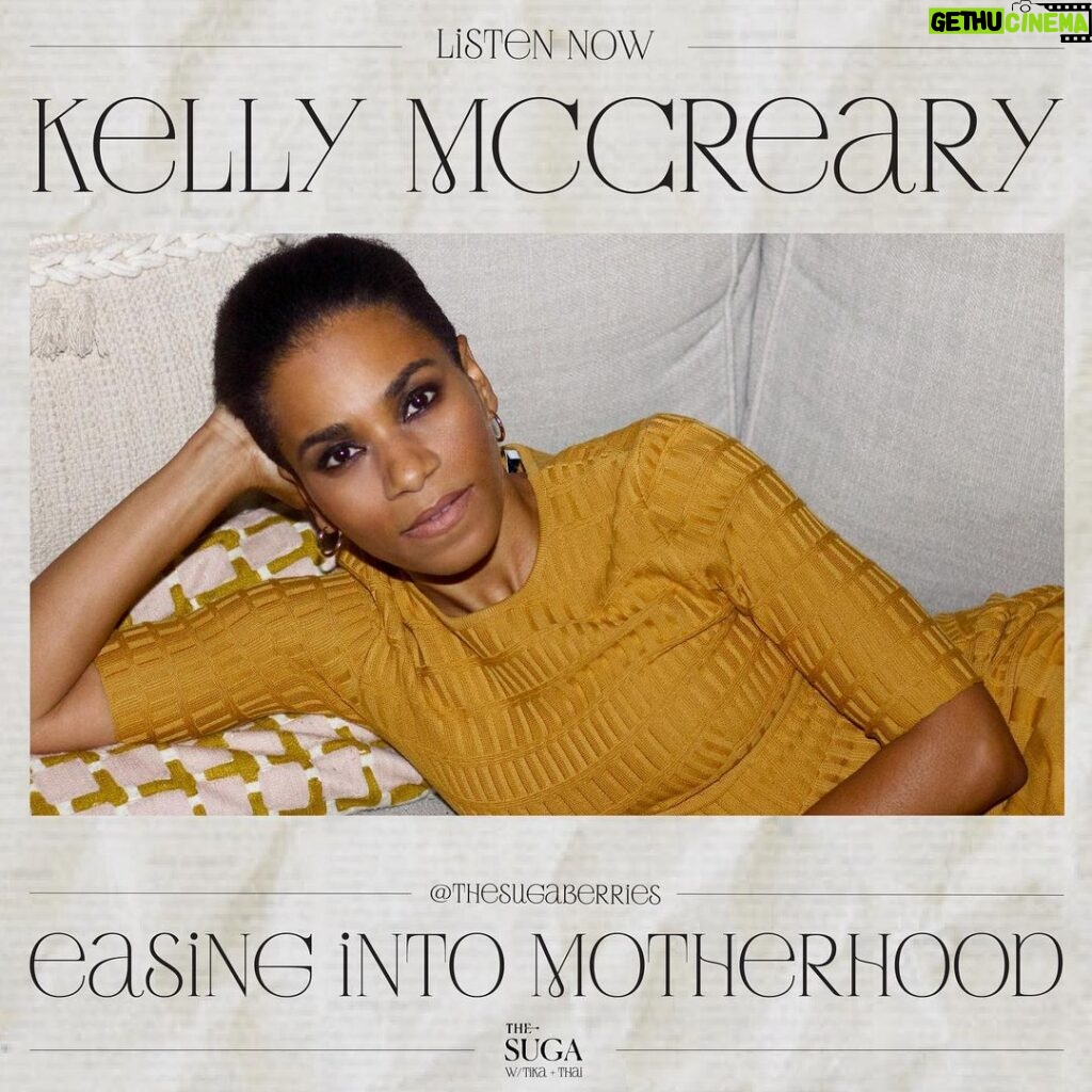 Kelly McCreary Instagram - I have been a longtime fan of the @thesugapod so I was truly honored to join as a guest for their most recent episode. I have listened to hosts @tikasumpter and @thairandolph interview a range of fascinating women who have enlightened me with their knowledge about mental, reproductive and spiritual health, and of course, the age-old question of how to find a work-life balance. Then there are the conversations are about motherhood, and you’ll hear that there are as many different experiences of it as there are mothers, but each one has some delicious tidbit of wisdom, some guiding principle to share, and that’s why I just love hearing all of the stories. Now I’ve shared some of my story with the ladies, and I hope there’s something in it for you. Thanks again for having me share the suga with you! 💙🙏🏾 📷: @tina_turnbow