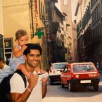 Kelly Ripa Instagram - #tbt Italian holiday 🇮🇹 @michael.consuelos atop @instasuelos circa 1998 #daddy