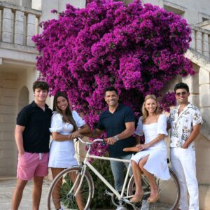 Kelly Ripa Instagram - A #tbt thank you to the most important characters in Live Wire, who inspire/thrill/enthrall and intrigue me every single day. I love you you turkeys ♥️ (not sure why the bike) 🤓