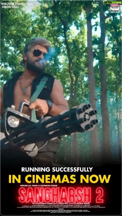 Khesari Lal Yadav Instagram - IN CINEMAS NOW........ SANGHARSH 2 | Running Successfully | Movie Released WATCH TRAILER : https://youtu.be/5YtRb0aiToU?si=hjLmim_DqG0VNak- #KHESARI LAL YADAV #MEGHA SHREE #MAHI SHRIVASTAVA #VINIT VISHAL Only On Worldwide Records Bhojpuri https://bit.ly/3ebOb55 thanks for your love and support ✨🎉✨ Producer: Ratnakar Kumar Director: Parag Patil Presenter: Worldwide Channel & Jitendra Gulati Co-Producer: Nivedita Kumar Co-Producer: Kuldeep Shrivastava Lyrics & Music: Krishna Bedardi Writer: Veeru Thakur Special Thanks: D.Singh (Bangkok) DOP: R.R. Prince Business Head: Imroz Akhtar Editor: Pravin S.Rai Action: Dilip Yadav, S. Mallesh & Neyong (Bangkok) Background Music: Aslam Surti Choreographer: Dilip Mistri & M.K Gupta Art: Anjani Tiwari Special Thanks: Vinod Yadav Post Production: Lotus Studio Costume Designer: Badshah Khan PRO: Brajesh Mehar, Ranjan Sinha & Ramcandra Yadav Marketing: Vijay Yadav Still Photo: Pankaj Singh Executive Producer: Rajesh Sirsat, Mahesh Upadhyay, Akhilesh Rai Line Producer (Bangkok): Kulbeer Bhatiya Starcast: Khesari Lal Yadav, Megha Shree, Mahi Shrivastava, Kriti Yadav, Saba Khan, Varnya Malhotra, Sushil Singh, Sanjay Pandey, Vinit Vishal, Anup Arora, Vinod Mishra, Samarth Chaturvedi, J Neelam, Rohit Singh (Matru), Pappu Yadav, Subodh Seth, Manish Chaturvedi, Vaibhav Rai, Akki, Sanjeev Mishra, Yadavendra Yadav, OP Kashyap, ETC @khesari_yadav @meghashree_official @mahishrivastavaofficial @ratnakarwwrindia @parag.patil.style.cinema @_kuldeepsrivastav @krishnabedardi119 @worldwiderecordsbhojpuri