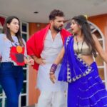 Khesari Lal Yadav Instagram - ❤️ @khesari_yadav @official.sapna_chauhan #Doublekhidki