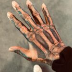 Kid Cudi Instagram - New ink by @_dr_woo_ 😮‍💨😮‍💨😮‍💨😮‍💨 🩻 Skeleton Hand Man My 10th Woo piece. What should I get next? 🤔 Appreciate u Woo God 🙏🏾✨❤️🌹