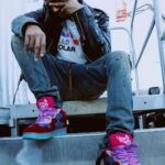 Kid Cudi Instagram - MSCHF x CUDDER ‼️ FIRST SAMPLE RELEASING LATER THIS YEAR 🛸✌🏾 📸 @bushmilll