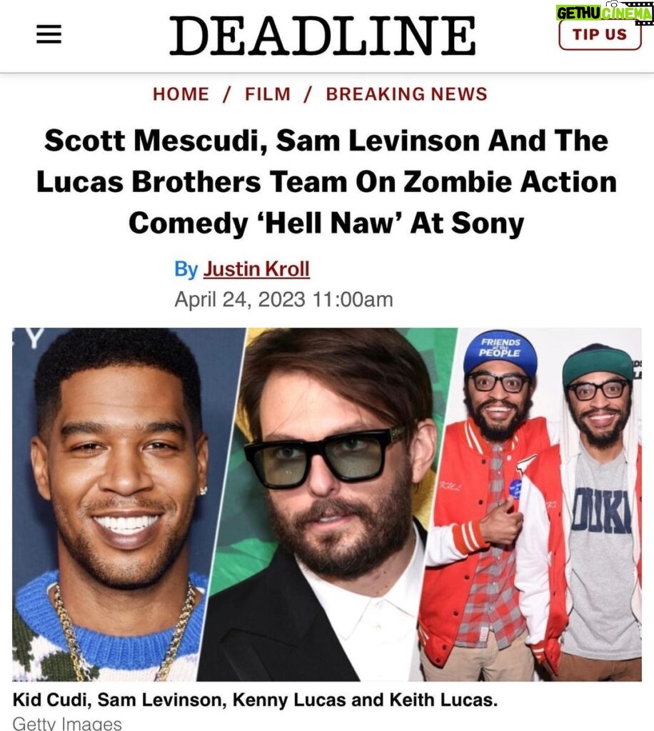 Kid Cudi Instagram - Its all happening how I dreamed it. 😌🙌🏾 HELL NAW incoming!! SONY X MAD SOLAR X LITTLE LAMB X BRON Story By Scott Mescudi and Sam Levinson Written by The Lucas Bros Paris Fashion Week wont be the same 🧟‍♂️🧟🧟‍♀️ WE BOUT TO FUCK YALL UP ONE TIME BABY!!
