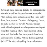 Kid Cudi Instagram - NEW VOGUE MOTR REVIEW SS24 ‼️ mad love to the always cool Amy for another awesome interview 😌🙏🏾💕 Link in bio!!