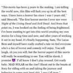 Kid Cudi Instagram - Its all happening how I dreamed it. 😌🙌🏾 HELL NAW incoming!! SONY X MAD SOLAR X LITTLE LAMB X BRON Story By Scott Mescudi and Sam Levinson Written by The Lucas Bros Paris Fashion Week wont be the same 🧟‍♂️🧟🧟‍♀️ WE BOUT TO FUCK YALL UP ONE TIME BABY!!