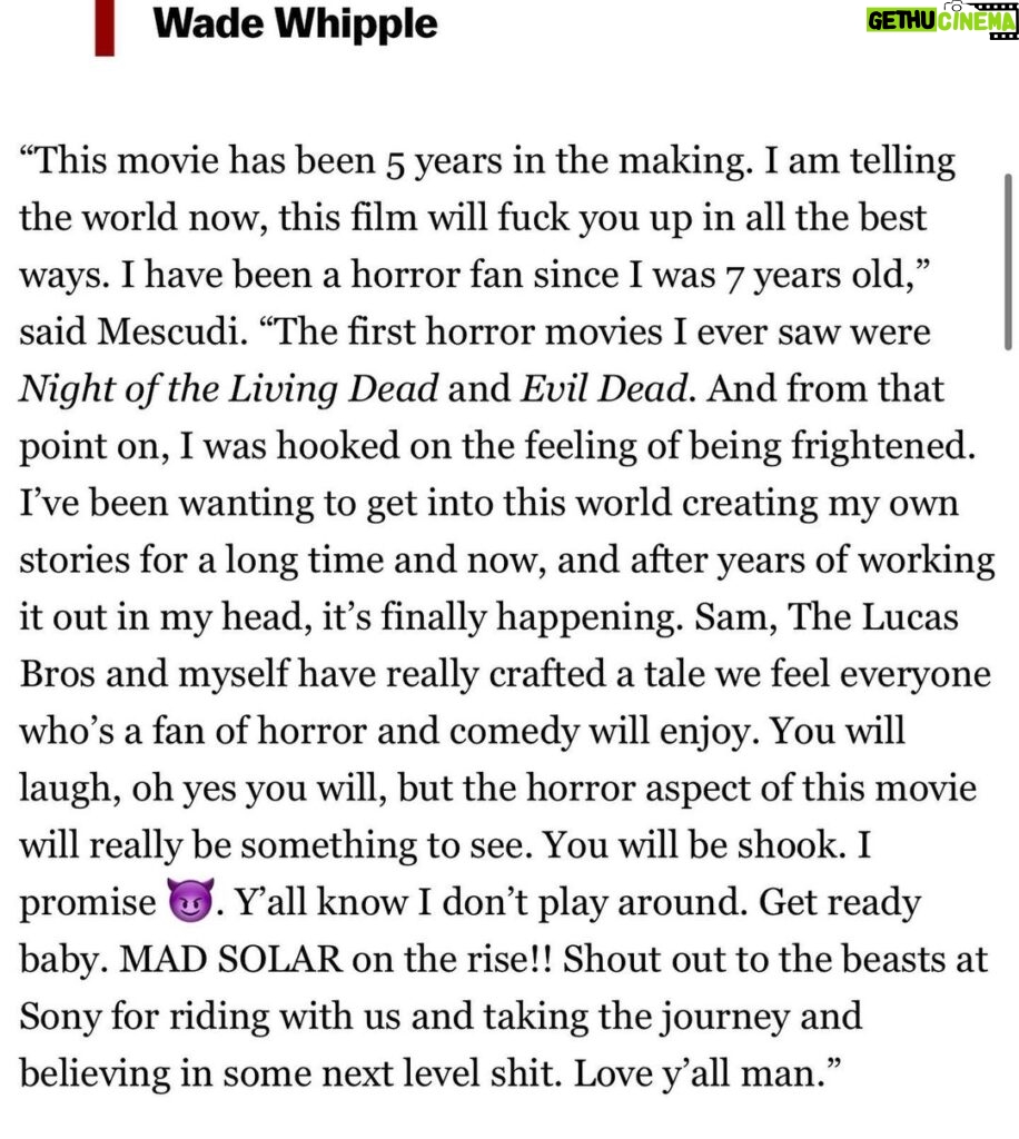 Kid Cudi Instagram - Its all happening how I dreamed it. 😌🙌🏾 HELL NAW incoming!! SONY X MAD SOLAR X LITTLE LAMB X BRON Story By Scott Mescudi and Sam Levinson Written by The Lucas Bros Paris Fashion Week wont be the same 🧟‍♂️🧟🧟‍♀️ WE BOUT TO FUCK YALL UP ONE TIME BABY!!