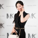 Kim Da-hyun Instagram - Check out the new Tribeca in white denim at the Michael Kors Ginza store🤍 #TribecaByKors #MKTokyo #ad Tokyo, Japan