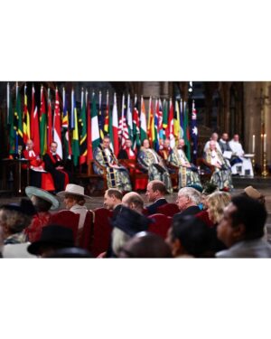 Queen Elizabeth II of the United Kingdom Instagram - 🌏 The Queen, The Prince of Wales, The Duke and Duchess of Edinburgh, The Princess Royal and other members of the Royal Family attended today’s Commonwealth Day Service of Celebration at Westminster Abbey.

The service - marking 75 years of the Commonwealth - drew on this year’s Commonwealth Day theme ‘One Resilient Common Future: Transforming our Commonwealth’, highlighting stories of resilience through performances and reflections representing the five regions of the Commonwealth.