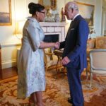 King Charles III of the United Kingdom Instagram - 🤝 This afternoon at Buckingham Palace, The King received @Commonwealth_Sec, the Baroness Scotland of Asthal.