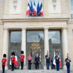King Charles III of the United Kingdom Instagram - 120 years of the Entente Cordiale 🇬🇧🇫🇷 French and British troops have participated in the Changing of the Guard ceremonies outside Buckingham Palace and the @Elysee, in celebration of the 120th anniversary of the signing of the Entente Cordiale. 🎖️ In London, the ceremony was watched by The Duke and Duchess of Edinburgh and in Paris, President Macron observed the parade. Today’s event marks the first time a country from outside the Commonwealth has taken part in the Changing of the Guard ceremony outside Buckingham Palace.