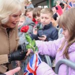 King Charles III of the United Kingdom Instagram - What a wonderfully warm welcome to Shrewsbury! 👋 Her Majesty was visiting Shrewsbury Farmers’ Market, where she met members of the local community and market traders. 🍞🍎🧀 The market has been held in The Square for almost 20 years and has grown into one of the best markets in the area with around forty traders regularly setting up stall on the first Friday of the month. Thank you to everyone who came out to say hello! Shrewsbury Farmers Market