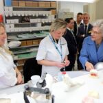 King Charles III of the United Kingdom Instagram - 🦷 Last week The Duchess of Gloucester visited the Dental Institute based at Kings College Hospital in her role as Colonel-in-Chief of the Royal Army Dental Corps. 🌈 HRH toured the Rainbow Suite, which provides a dental trauma service to children as well as dental and facial trauma treatment to adults. The Duchess met staff and patients before unveiling a plaque marking the centenary of the Dental Hospital and School, which opened in 1923, and formally marked its 100th year in 2023. King's College Hospital