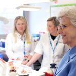 King Charles III of the United Kingdom Instagram - 🦷 Last week The Duchess of Gloucester visited the Dental Institute based at Kings College Hospital in her role as Colonel-in-Chief of the Royal Army Dental Corps. 🌈 HRH toured the Rainbow Suite, which provides a dental trauma service to children as well as dental and facial trauma treatment to adults. The Duchess met staff and patients before unveiling a plaque marking the centenary of the Dental Hospital and School, which opened in 1923, and formally marked its 100th year in 2023. King's College Hospital