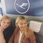 Kirsten Dunst Instagram - My mom's first trip to Venice care of @lufthansa_usa she was the first American to work for them in Düsseldorf, Germany! #venicefilmfestival @woodshockmovie
